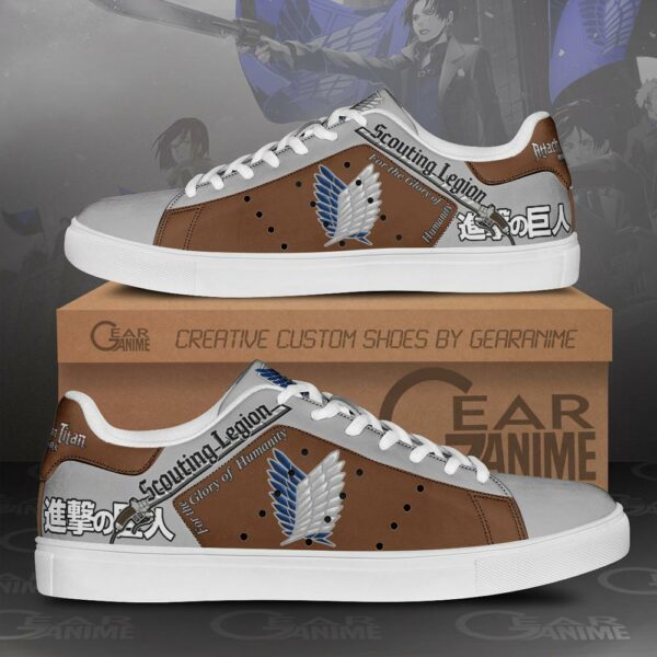 Scouting legion Skate Sneakers Uniform Attack On Titan Anime Shoes PN10 1