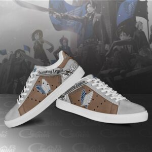 Scouting legion Skate Sneakers Uniform Attack On Titan Anime Shoes PN10 6