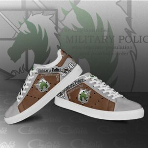 Military Police Skate Sneakers Uniform Attack On Titan Anime Shoes PN10 6