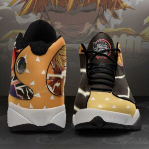 Zenitsu Agatsuma Sneakers Demon Slayer Anime Shoes MN10 9