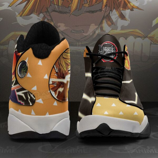 Zenitsu Agatsuma Sneakers Demon Slayer Anime Shoes MN10 5