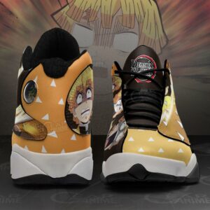 Zenitsu Agatsuma Sneakers Funny Face Demon Slayer Shoes MN10 9