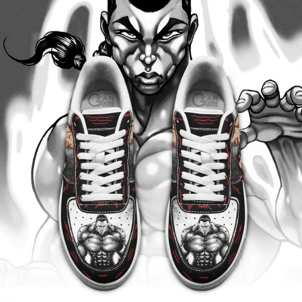 Retsu Kaio Sneakers Baki Custom Anime Shoes PT10 2