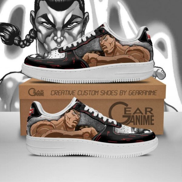 Retsu Kaio Sneakers Baki Custom Anime Shoes PT10 1