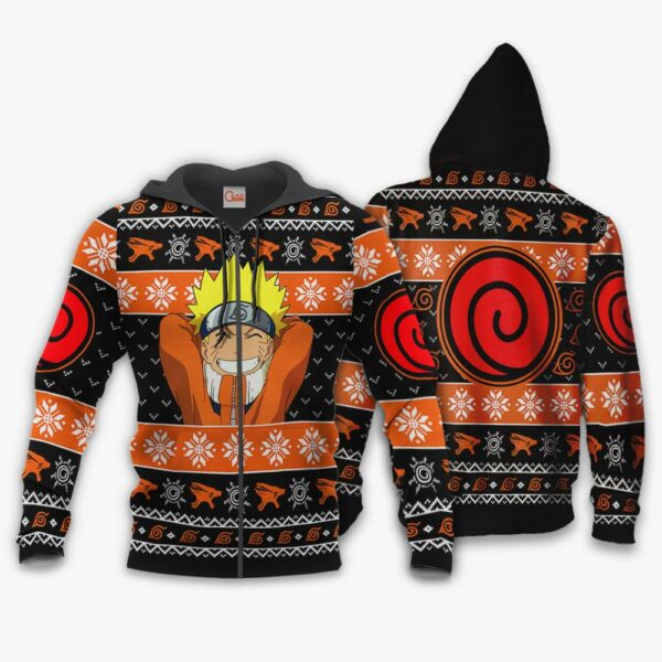 Happy Naruto Ugly Christmas Sweater Naruto Anime Xmas Gift VA10 2