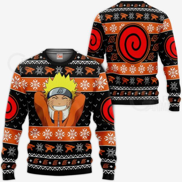 Happy Naruto Ugly Christmas Sweater Naruto Anime Xmas Gift VA10 1