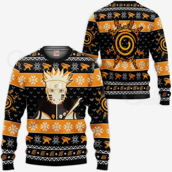 Naruto Kurama Ugly Sweater Xmas Naruto Anime Chrismast Gift VA10 1