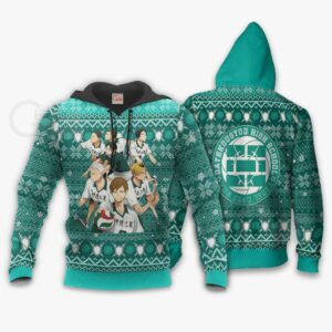 Dateko Ugly Christmas Sweater Date Tech High Haikyuu Xmas VA10 7