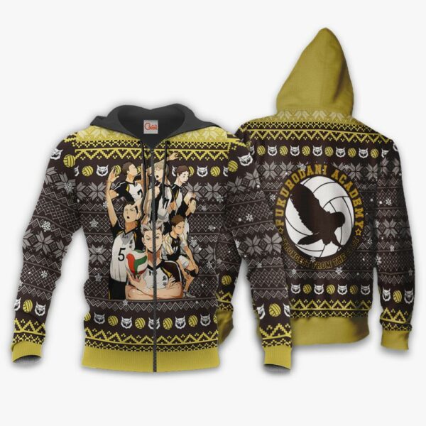 Fukurodani Academy Ugly Christmas Sweater Haikyuu Anime Xmas VA10 2