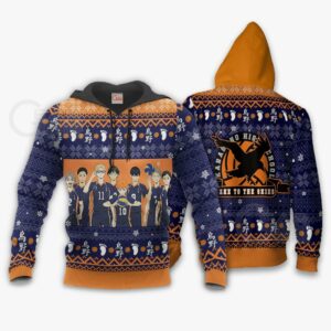 Karasuno Ugly Christmas Sweater Haikyuu Anime Xmas Shirt VA10 7