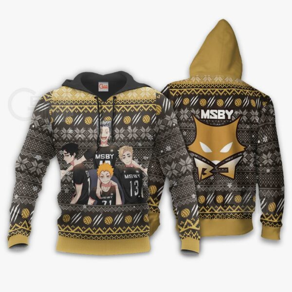 MSBY Black Jackals Ugly Christmas Sweater Haikyuu Anime Xmas Gift VA10 3