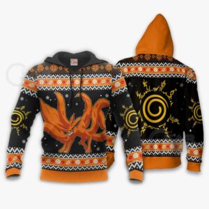 Kurama Nine Tails Ugly Christmas Sweater Naruto Anime Xmas Gift VA10 7