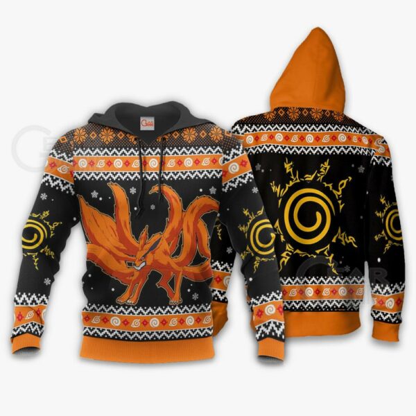 Kurama Nine Tails Ugly Christmas Sweater Naruto Anime Xmas Gift VA10 3