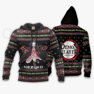 Nezuko Kamado Ugly Sweater Christmas Demon Slayer Anime Gift VA10 7