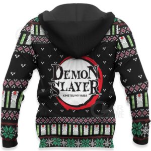 Tanjiro And Nezuko Ugly Sweater Christmas Demon Slayer Anime Gift VA10 8