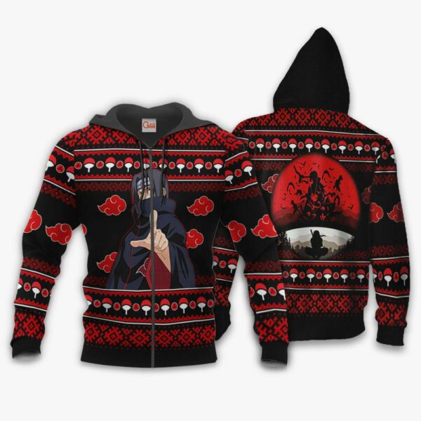 Itachi Ugly Chrismast Sweater Akatsuki Anime Xmas Gift VA10 2