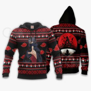 Itachi Ugly Chrismast Sweater Akatsuki Anime Xmas Gift VA10 7