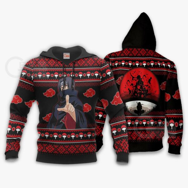 Itachi Ugly Chrismast Sweater Akatsuki Anime Xmas Gift VA10 3