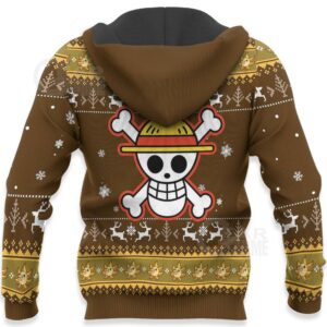 Luffy Gomu Gomu Ugly Sweater Xmas One Piece Anime Chrismast Gift VA10 8