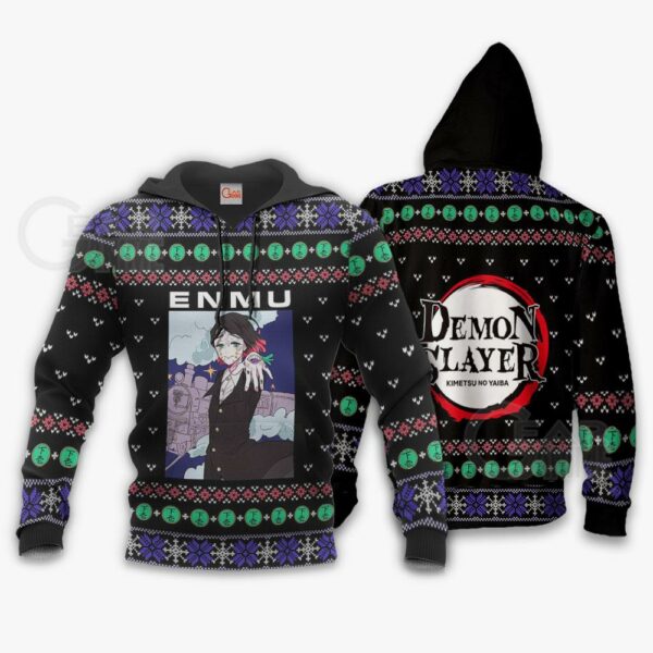 Tamio Enmu Ugly Sweater Christmas Demon Slayer Anime Gift VA10 3