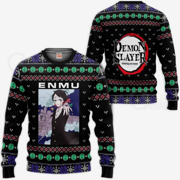 Tamio Enmu Ugly Sweater Christmas Demon Slayer Anime Gift VA10 1