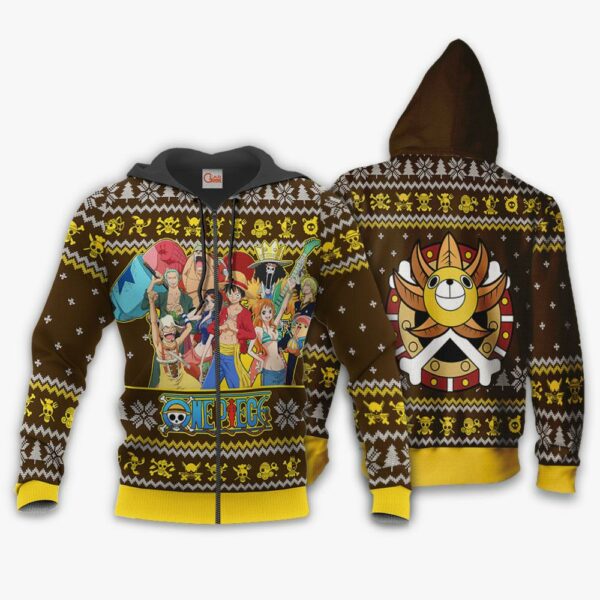 Straw Hat Pirates Ugly Christmas Sweater One Piece Anime Xmas Gift VA10 2