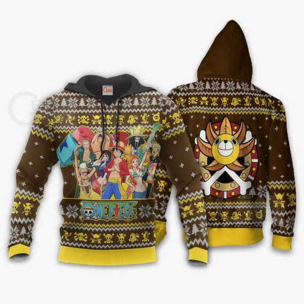 Straw Hat Pirates Ugly Christmas Sweater One Piece Anime Xmas Gift VA10 3