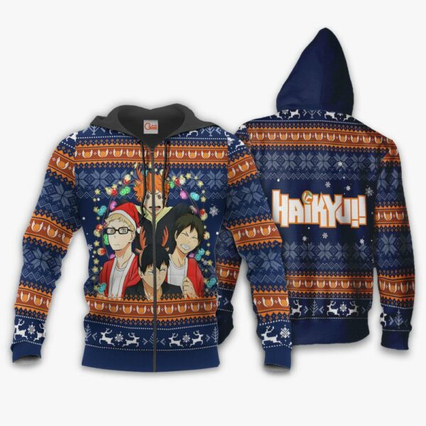 Haikyuu Ugly Christmas Sweater Haikyuu Anime Xmas Gift VA10 2