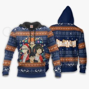 Haikyuu Ugly Christmas Sweater Haikyuu Anime Xmas Gift VA10 6