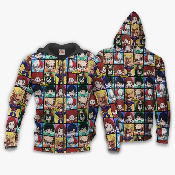 My Hero Academia Characters Hoodie Jacket Custom Anime Shirt VA10 1