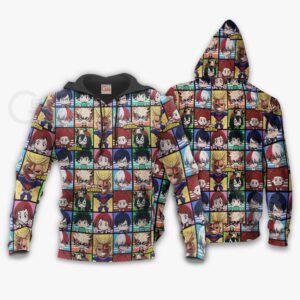 My Hero Academia Characters Hoodie Jacket Custom Anime Shirt VA10 10