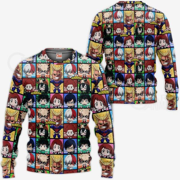 My Hero Academia Characters Hoodie Jacket Custom Anime Shirt VA10 2