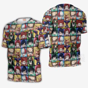 My Hero Academia Characters Hoodie Jacket Custom Anime Shirt VA10 9