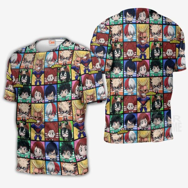 My Hero Academia Characters Hoodie Jacket Custom Anime Shirt VA10 3