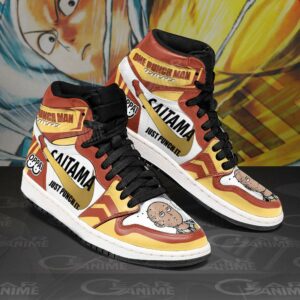 Saitama Sneakers Just Punch It One Punch Man Anime Shoes MN10 7