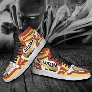 Saitama Sneakers Just Punch It One Punch Man Anime Shoes MN10 8