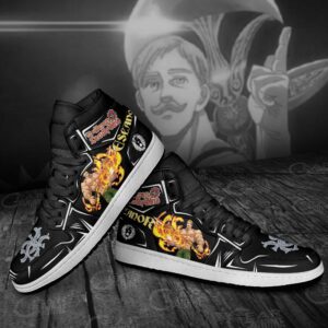 Escanor Sneakers Seven Deadly Sins Custom Anime Shoes MN10 9