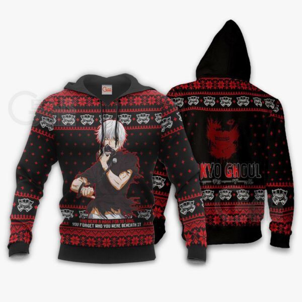 Ken Kaneki Ugly Christmas Sweater Tokyo Ghoul Xmas Gift Idea VA11 3