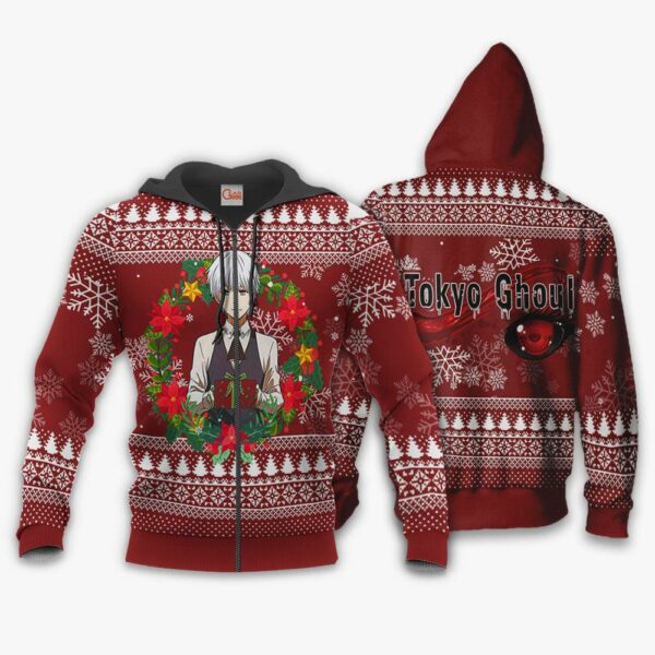 Ken Kaneki Ugly Christmas Sweater Tokyo Ghoul Anime Gift Idea VA11 2