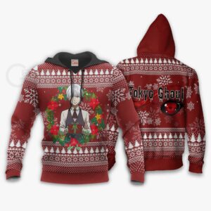 Ken Kaneki Ugly Christmas Sweater Tokyo Ghoul Anime Gift Idea VA11 7