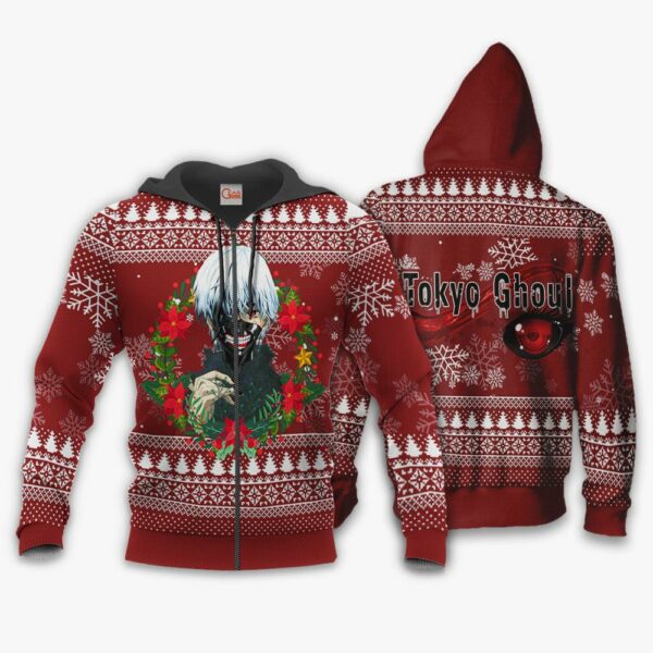 Ken Kaneki Cool Ugly Christmas Sweater Tokyo Ghoul Gift Idea VA11 2