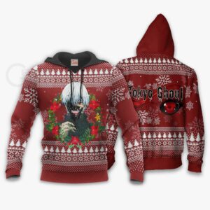 Ken Kaneki Cool Ugly Christmas Sweater Tokyo Ghoul Gift Idea VA11 7