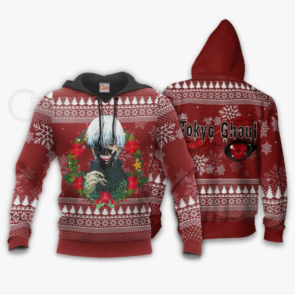 Ken Kaneki Cool Ugly Christmas Sweater Tokyo Ghoul Gift Idea VA11 3