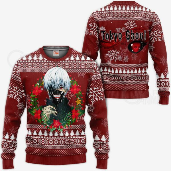 Ken Kaneki Cool Ugly Christmas Sweater Tokyo Ghoul Gift Idea VA11 1