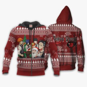 Tokyo Ghoul Ugly Christmas Sweater Anime Xmas Gift Idea VA11 6