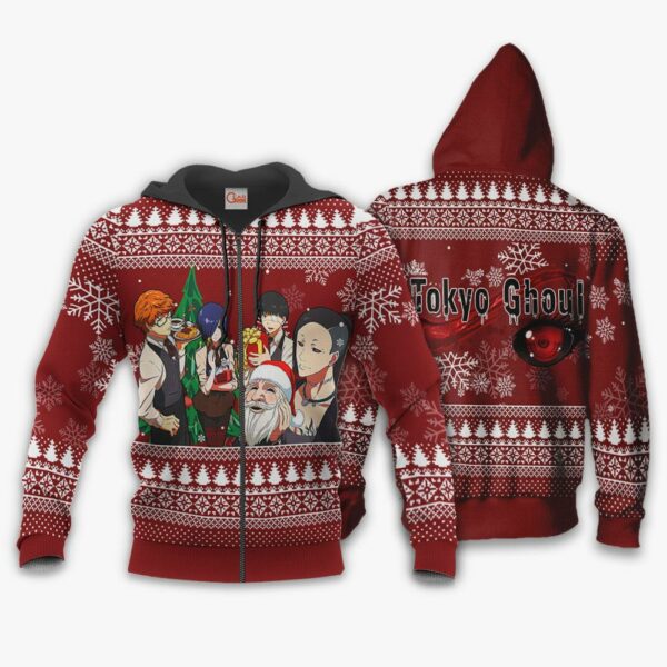 Tokyo Ghoul Ugly Christmas Sweater Anime Xmas Gift Idea VA11 2