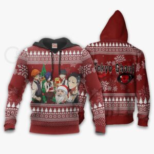 Tokyo Ghoul Ugly Christmas Sweater Anime Xmas Gift Idea VA11 7