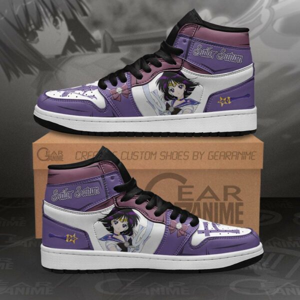 Sailor Saturn Sneakers Sailor Moon Anime Shoes MN11 1