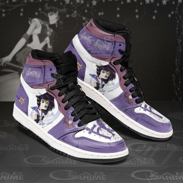 Sailor Saturn Sneakers Sailor Moon Anime Shoes MN11 2