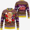 Giorno Giovanna Ugly Christmas Sweater JoJo's Bizarre Adventure Anime VA11 10